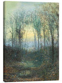 Leinwandbild Liebende im Wald, 1871