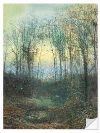 Wandsticker Liebende im Wald, 1871