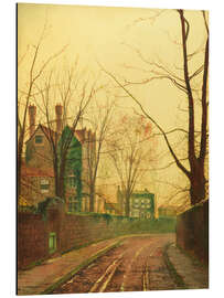 Alubild Herbstnachmittag, 1889 - John Atkinson Grimshaw