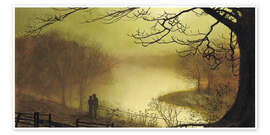 Poster Roundhay See, 1877 - John Atkinson Grimshaw