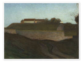 Wandbild Die Festung von Varberg - Richard Bergh