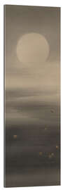 Quadro em plexi-alumínio Seven Fireflies in the Moonlight - Shiokawa Bunrin