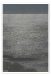 Poster Shinagawa im Mondlicht, 1922