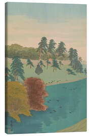 Leinwandbild Neben dem Hanzōmon-Tor, 1922 - Raizan Negoro