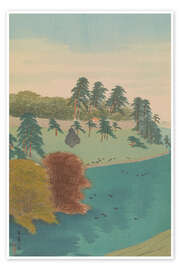 Wandbild Neben dem Hanzōmon-Tor, 1922 - Raizan Negoro