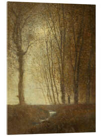 Acrylglasbild Waldrand im Mondlicht - Ladislav Mednyánszky