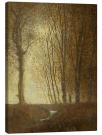 Leinwandbild Waldrand im Mondlicht - Ladislav Mednyánszky