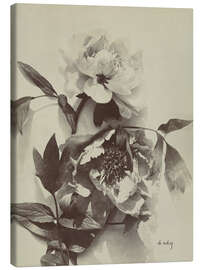 Leinwandbild Blumenstillleben mit Pfingstrosen I - Charles Hippolyte Aubry