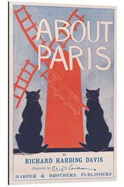Aluminium print About Paris - Edward Penfield