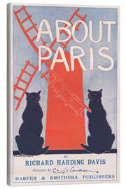 Leinwandbild About Paris - Edward Penfield