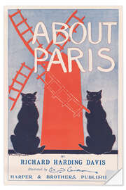 Wandsticker About Paris - Edward Penfield