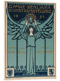 Acrylglasbild Grosse Berliner Kunstausstellung - Melchior Lechter, 1897