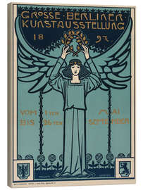 Leinwandbild Grosse Berliner Kunstausstellung - Melchior Lechter, 1897