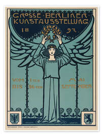 Wandbild Grosse Berliner Kunstausstellung - Melchior Lechter, 1897