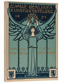 Holzbild Grosse Berliner Kunstausstellung - Melchior Lechter, 1897