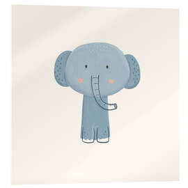 Acrylglasbild Elefantenbaby
