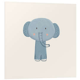 Hartschaumbild Elefantenbaby