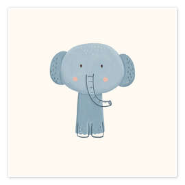 Poster Elefantenbaby