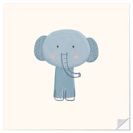 Wandsticker Elefantenbaby