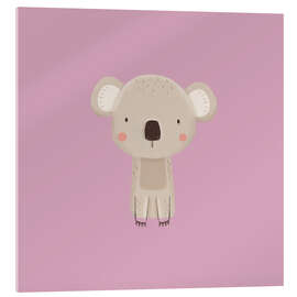 Acrylglasbild Baby Koala