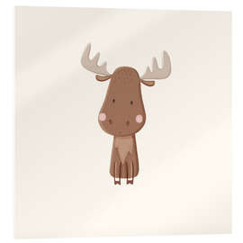 Acrylglasbild Baby Elch - Marta Munte