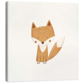 Leinwandbild Niedliches Fuchsbaby