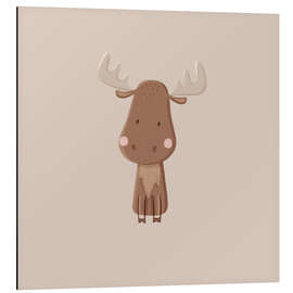 Alubild Niedliches Elchbaby