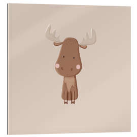 Gallery Print Niedliches Elchbaby