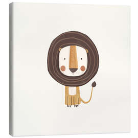 Leinwandbild Niedliches Löwenbaby