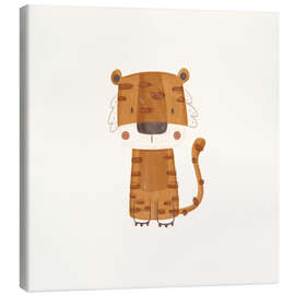 Leinwandbild Niedliches Tigerbaby