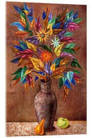 Tableau en verre acrylique Colorful foliage - Andrej Losovoj