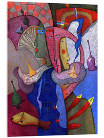 Acrylglasbild Drei Frauen - Andrej Losovoj