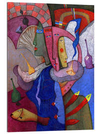 Quadro em plexi-alumínio Three women - Andrej Losovoj