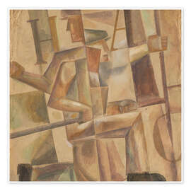 Wandbild Die Bauarbeiter gestalten die Zukunft - Anatoliy Chudinovskikh