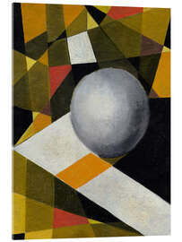 Acrylglasbild Ein Ball im zweidimensionalen Raum