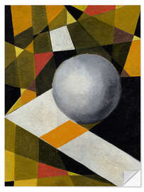 Wandsticker Ein Ball im zweidimensionalen Raum