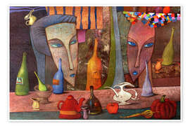 Wandbild Ein Paar, ein Stillleben - Andrej Losovoj