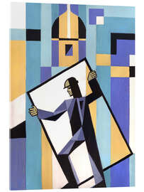 Acrylglasbild Hochhausbauarbeiter - Anatoliy Chudinovskikh