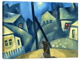 Leinwandbild Wold und Mond