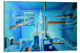 Magnettafel Der blaue Raum