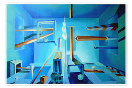 Wandbild Der blaue Raum - Andrej Losovoj