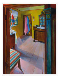 Wandbild Ländliches Hinterland - Ludwig Ferdinand Graf - Ludwig Ferdinand Graf