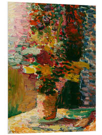 Hartschaumbild Blumen