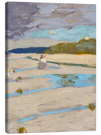 Leinwandbild Der Strand von Saint Jacut - Edouard Vuillard