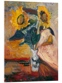 Acrylglasbild Sonnenblumen