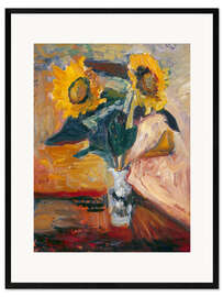 Gerahmter Kunstdruck Sonnenblumen