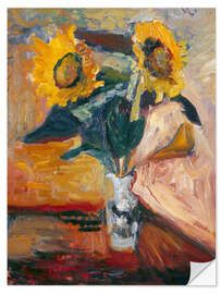 Wandsticker Sonnenblumen