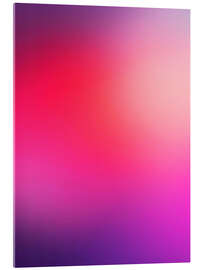 Acrylglasbild Aura Pink Purple Vibration II - Ohkimiko