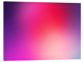 Acrylglasbild Aura Pink Purple Vibration I - Ohkimiko