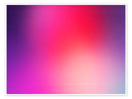 Wandbild Aura Pink Purple Vibration I - Ohkimiko